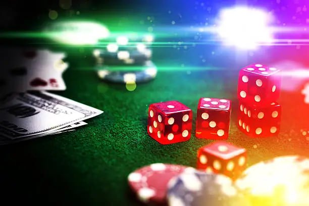 Microgaming betting interface showing live dealer action and table controls